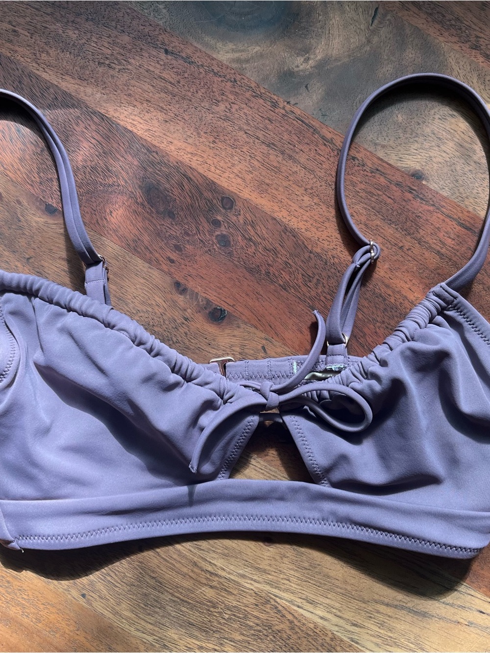 Shade & Shore Soft Violet Bikini Top - Size 32B